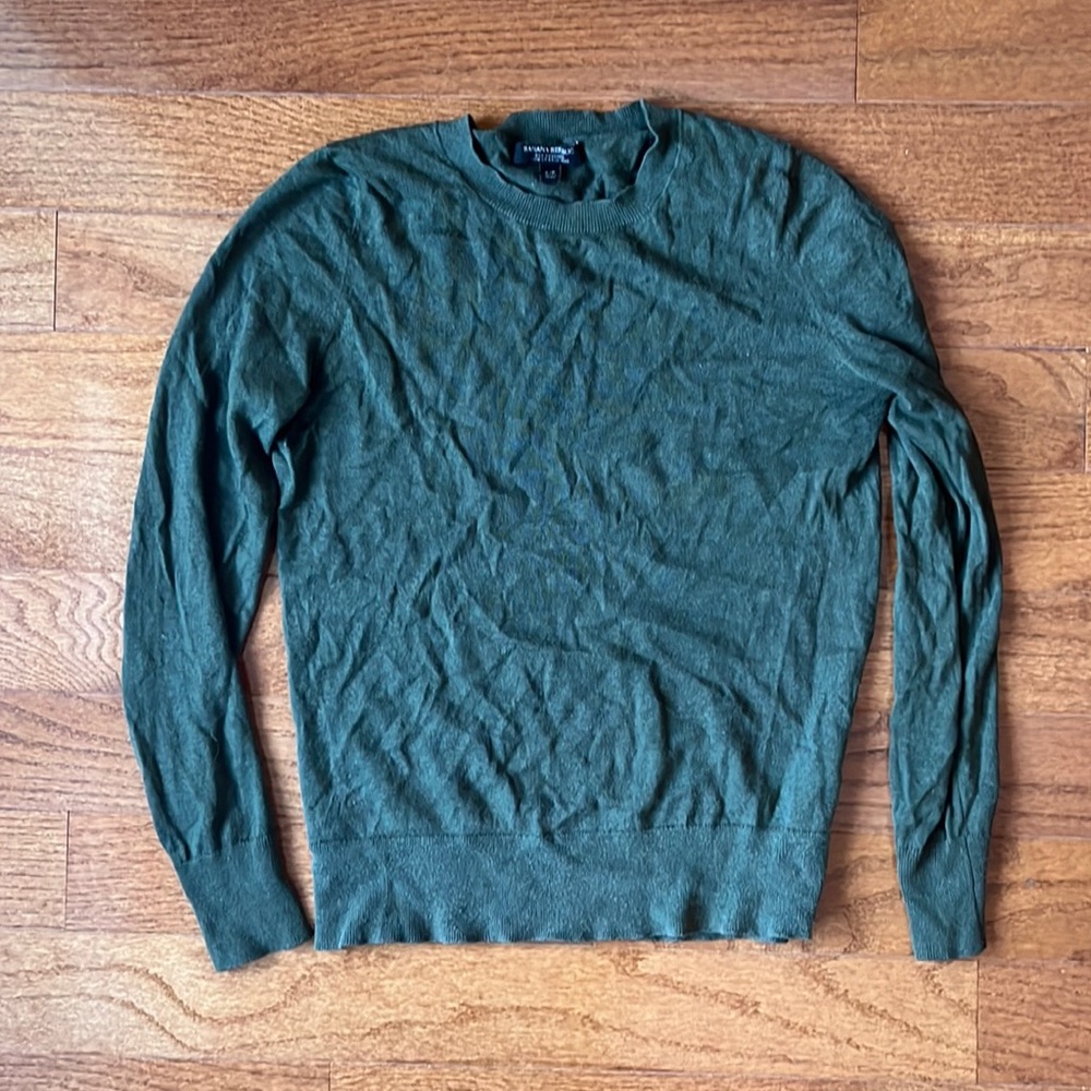 Banana Republic silk Cashmere crewneck Sweater Shirt